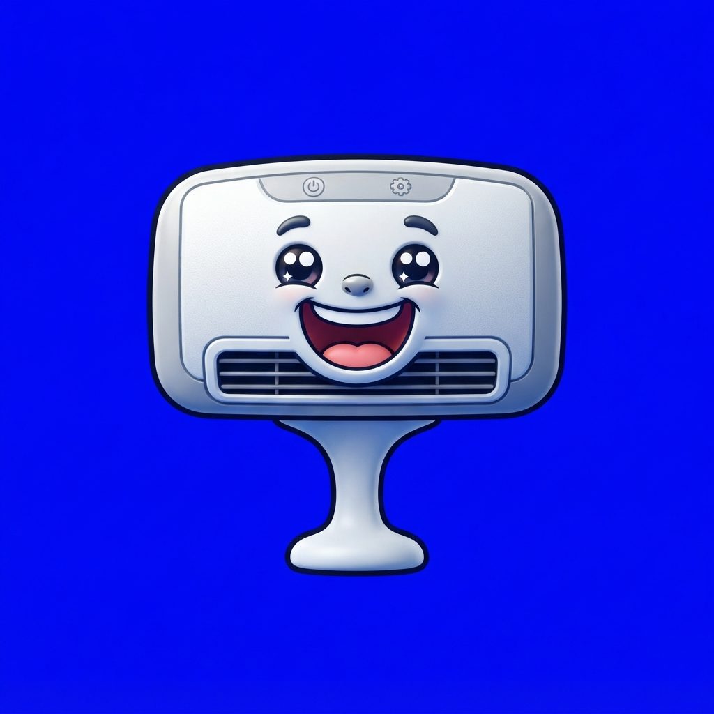 Illustration of an air conditioner filter clogged with dust, a common source of indoor mold and allergens